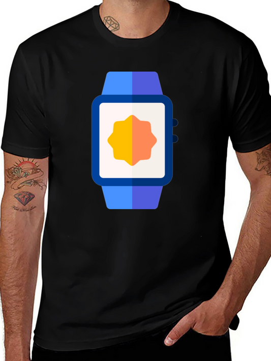 Smartwatch Graphic Tee - Modern Casual Style