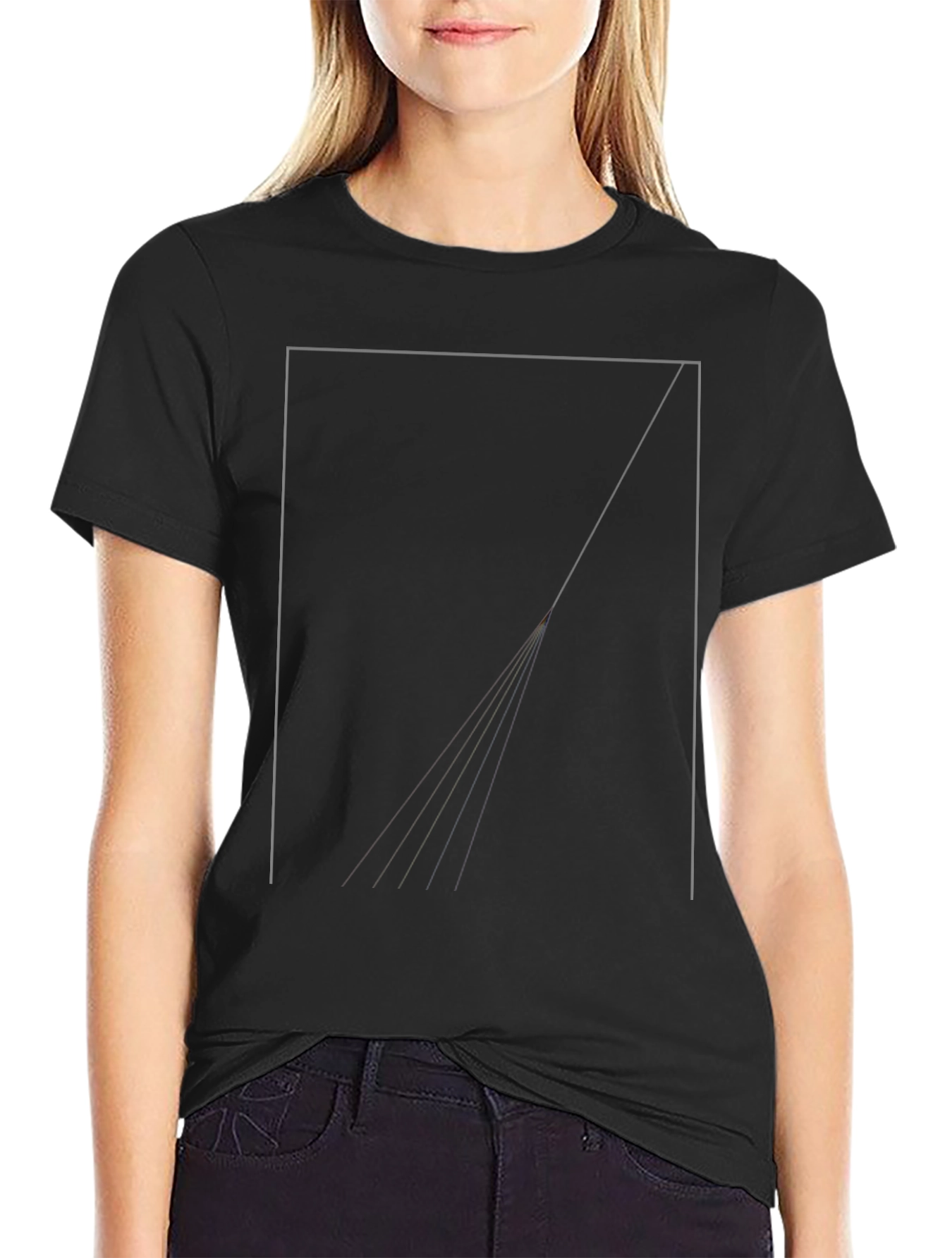 Mens Black Crewneck T-Shirt