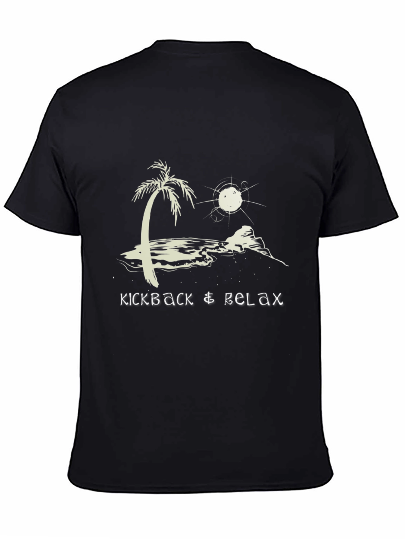 Kickback & Relax T-Shirt - Black Relaxed Fit