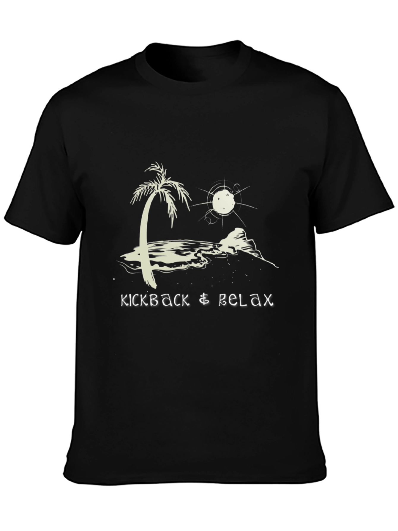 Kickback & Relax T-Shirt - Black Relaxed Fit