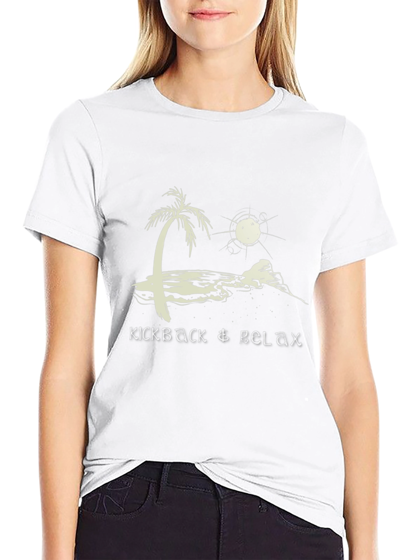 Kickback & Relax T-Shirt - Black Relaxed Fit