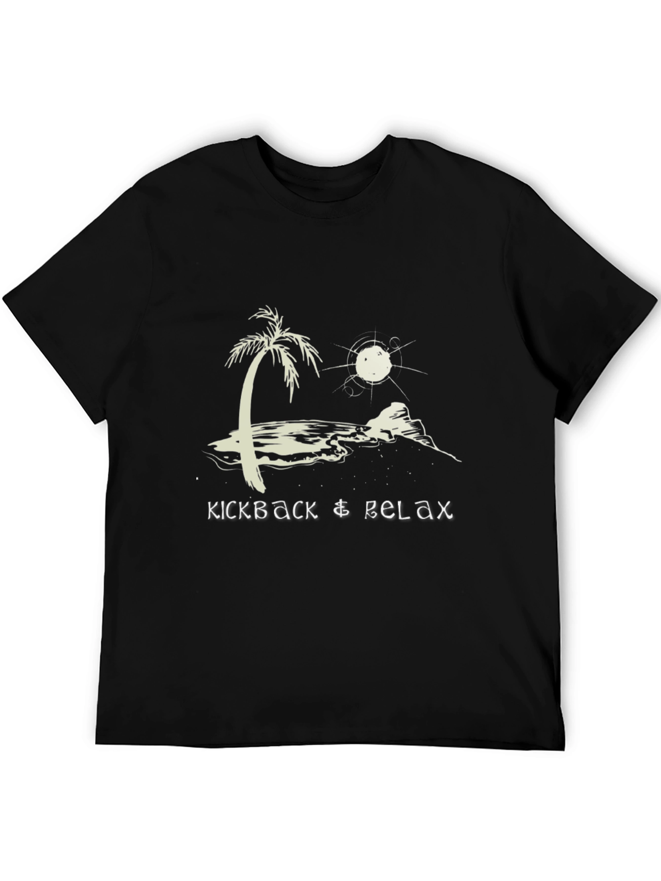Kickback & Relax T-Shirt - Black Relaxed Fit