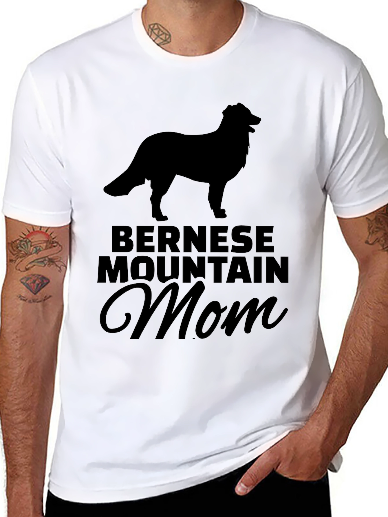 Bernese Mountain Dog Mom T-Shirt
