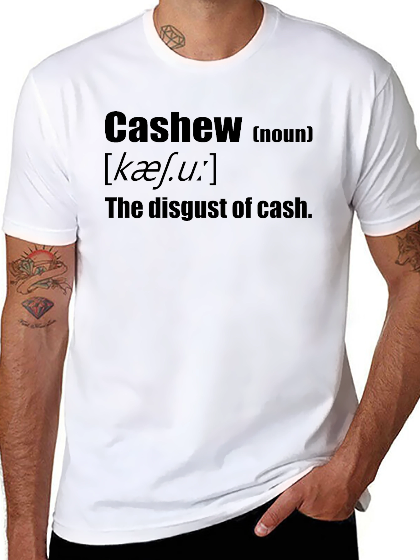 Cashew Definition Funny Sarcastic T-Shirt