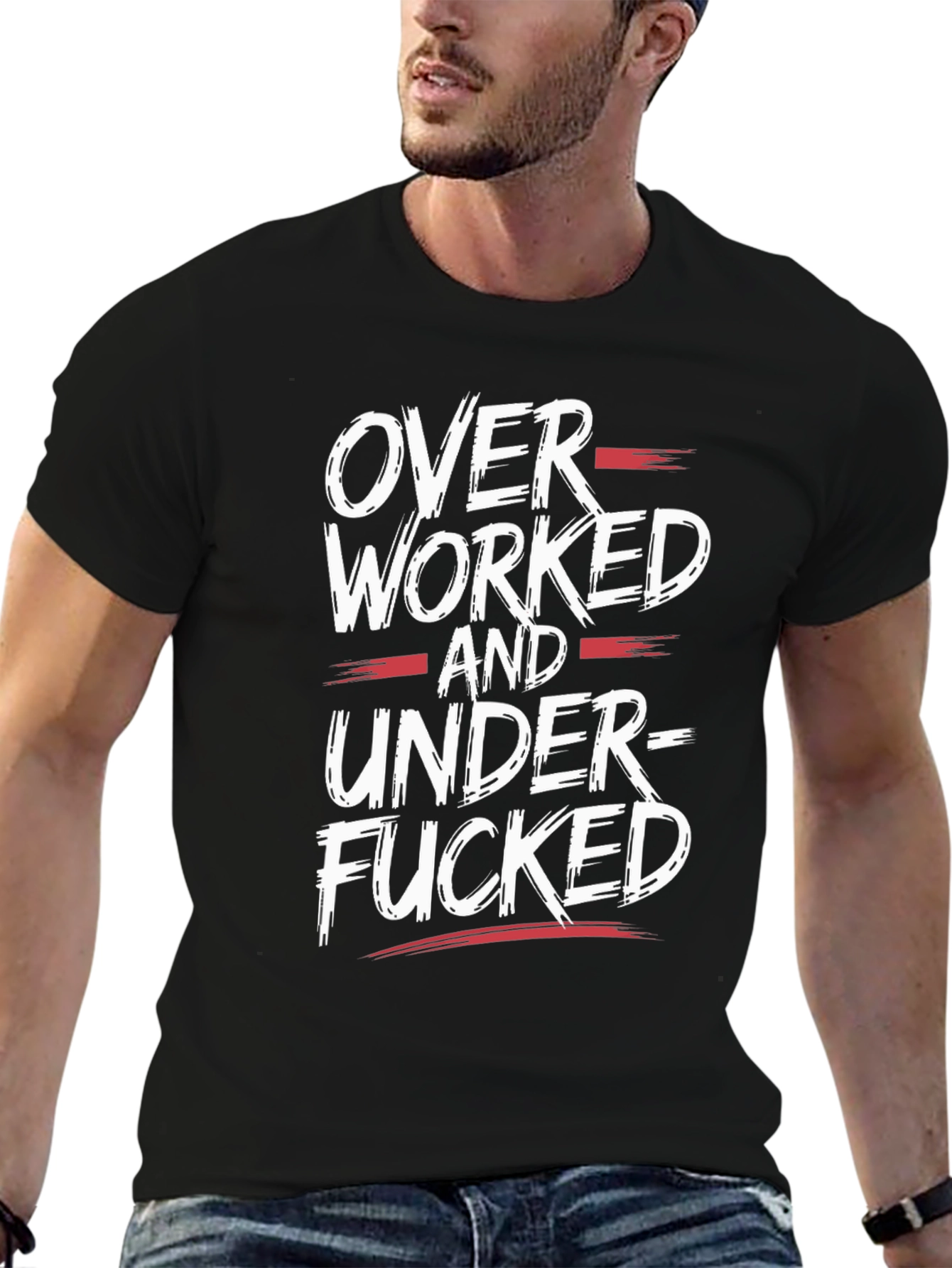 Overworked & Under-Fucked Graphic Tee