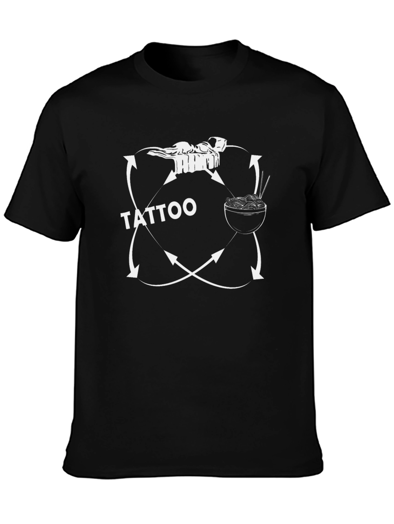 Tattoo Graphic Black T-Shirt