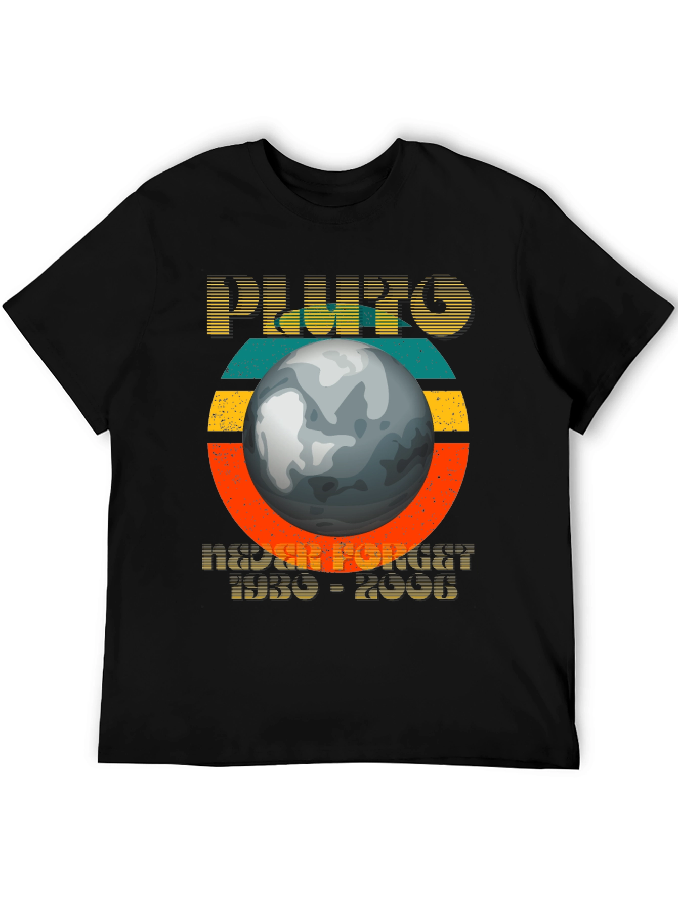 Pluto Never Forget 1930-2006 Graphic T-Shirt