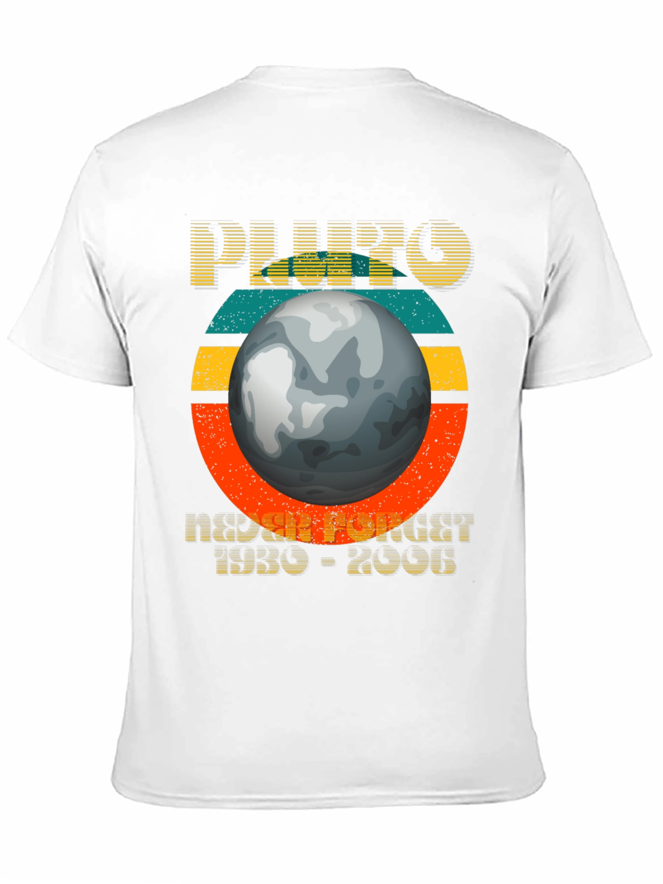 Pluto Never Forget 1930-2006 Graphic T-Shirt