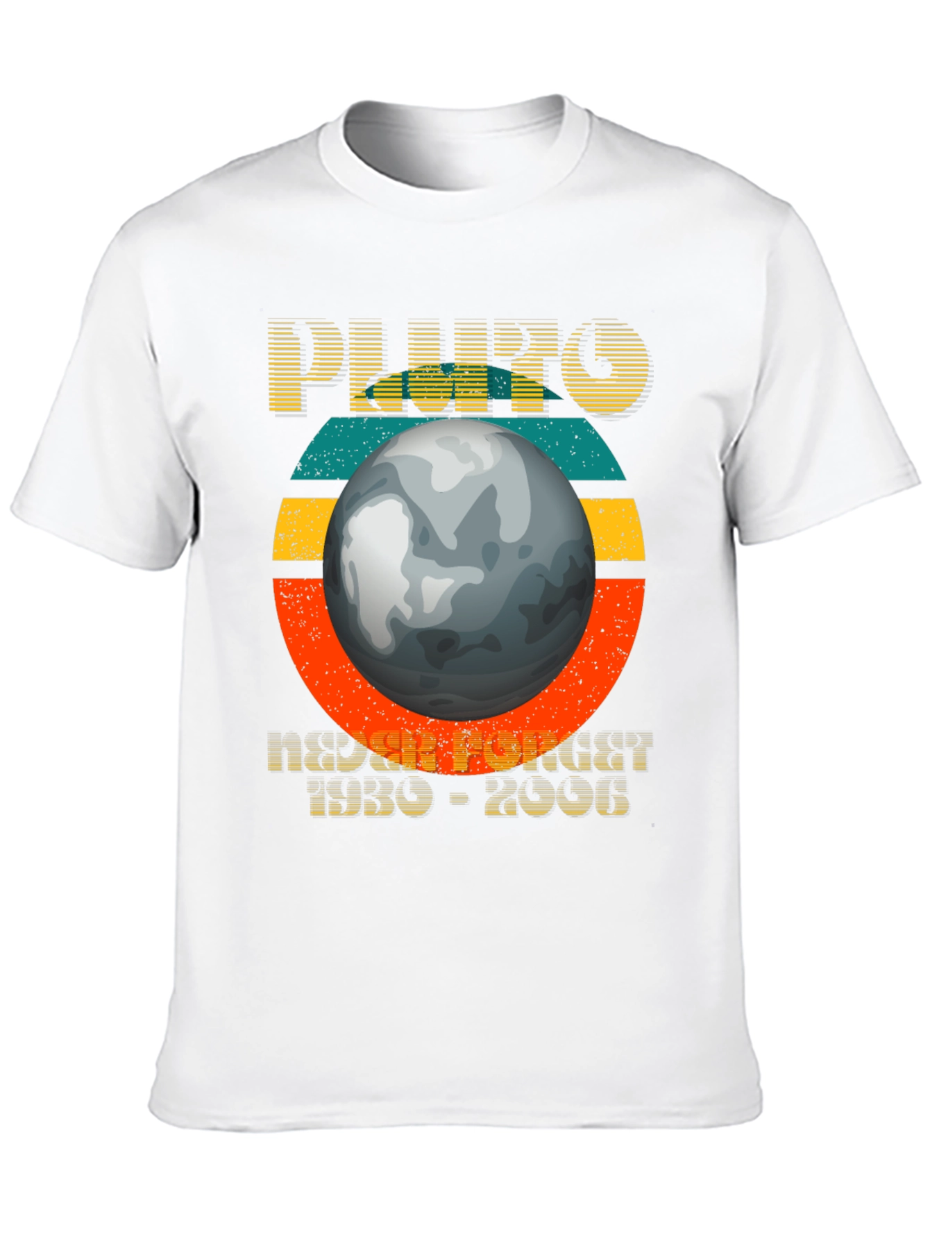 Pluto Never Forget 1930-2006 Graphic T-Shirt