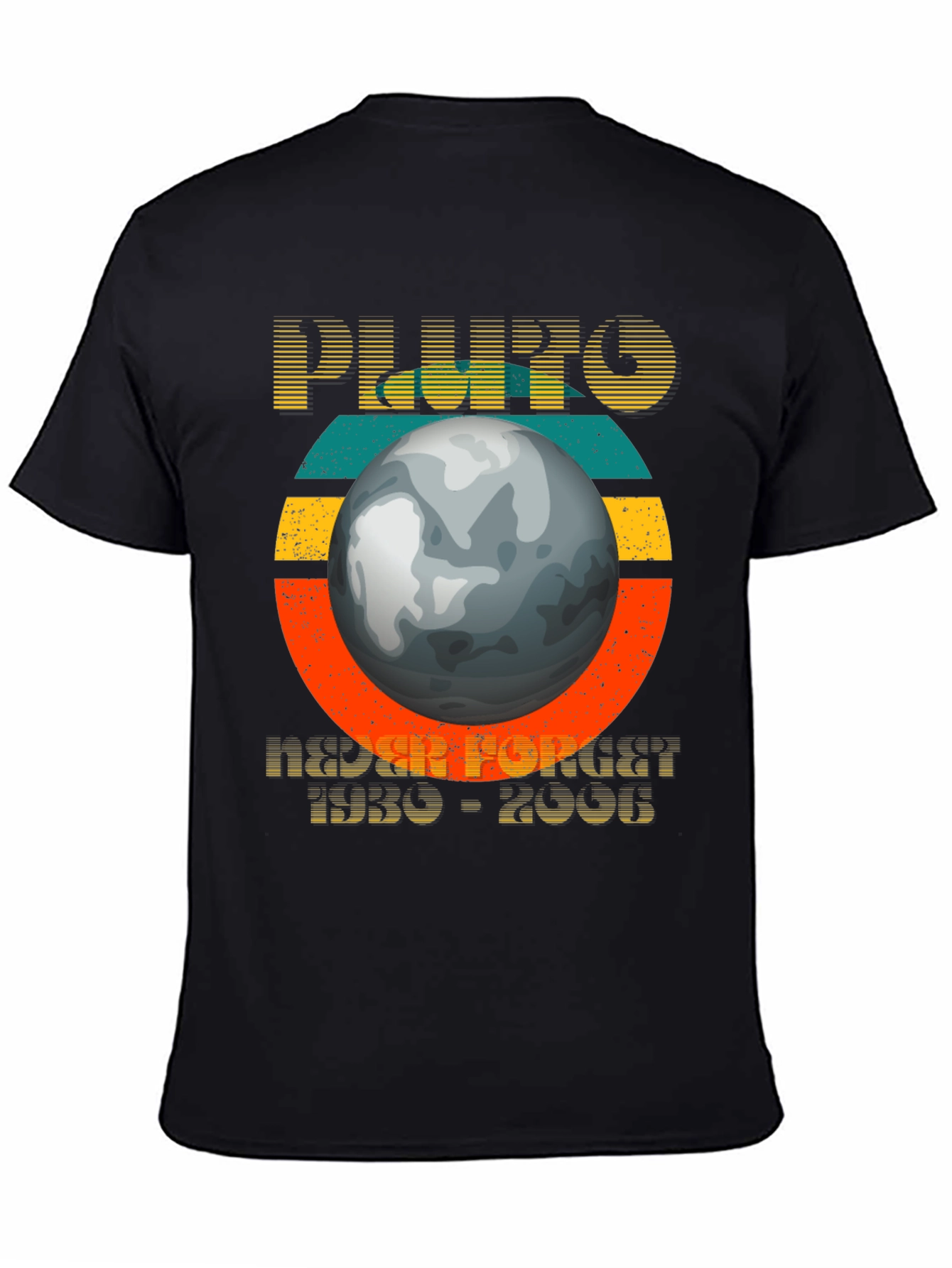 Pluto Never Forget 1930-2006 Graphic T-Shirt