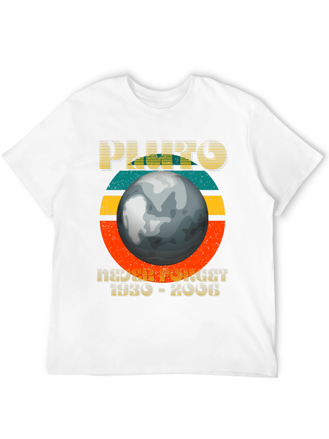 Pluto Never Forget 1930-2006 Graphic T-Shirt