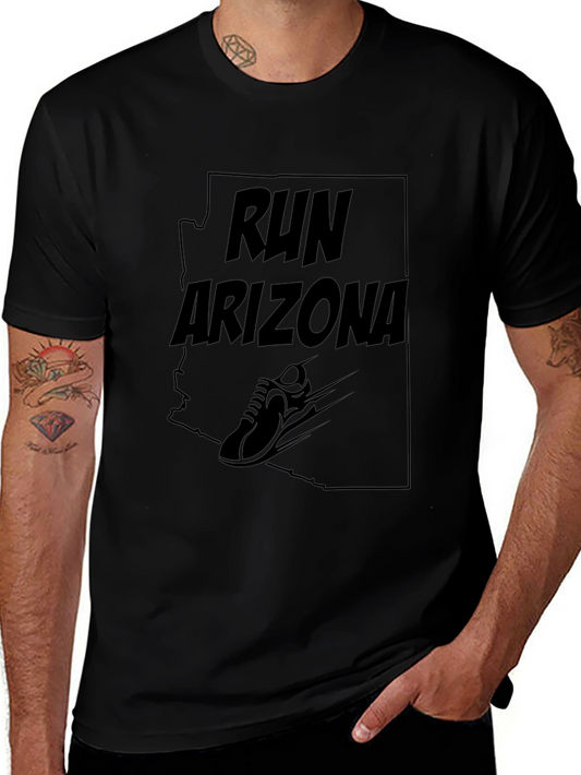Run Arizona Graphic Tee - Sporty State Pride T-Shirt