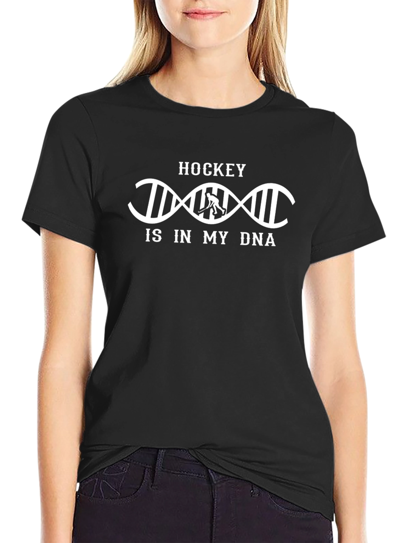 Hockey is in My DNA Graphic T-Shirt