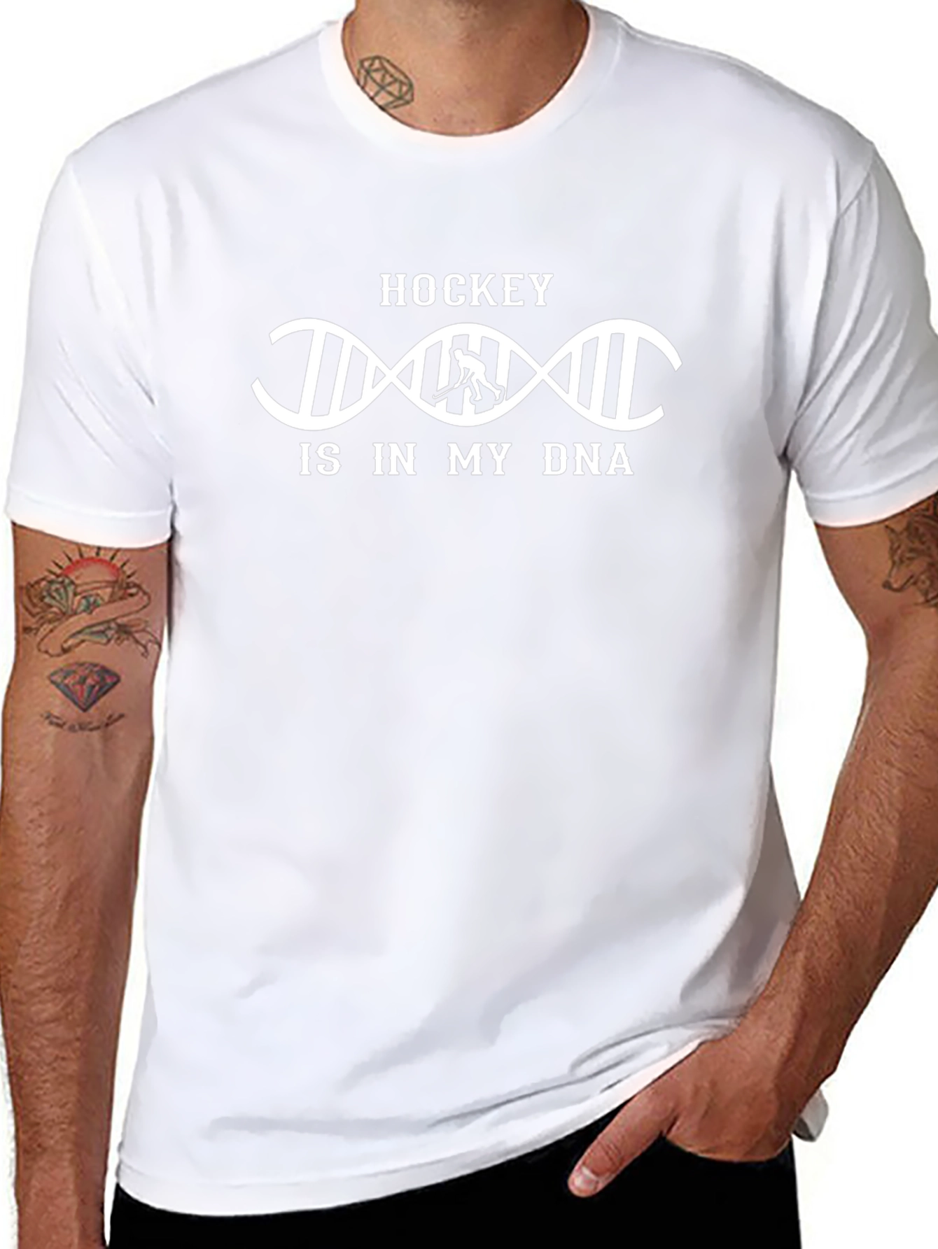 Hockey is in My DNA Graphic T-Shirt
