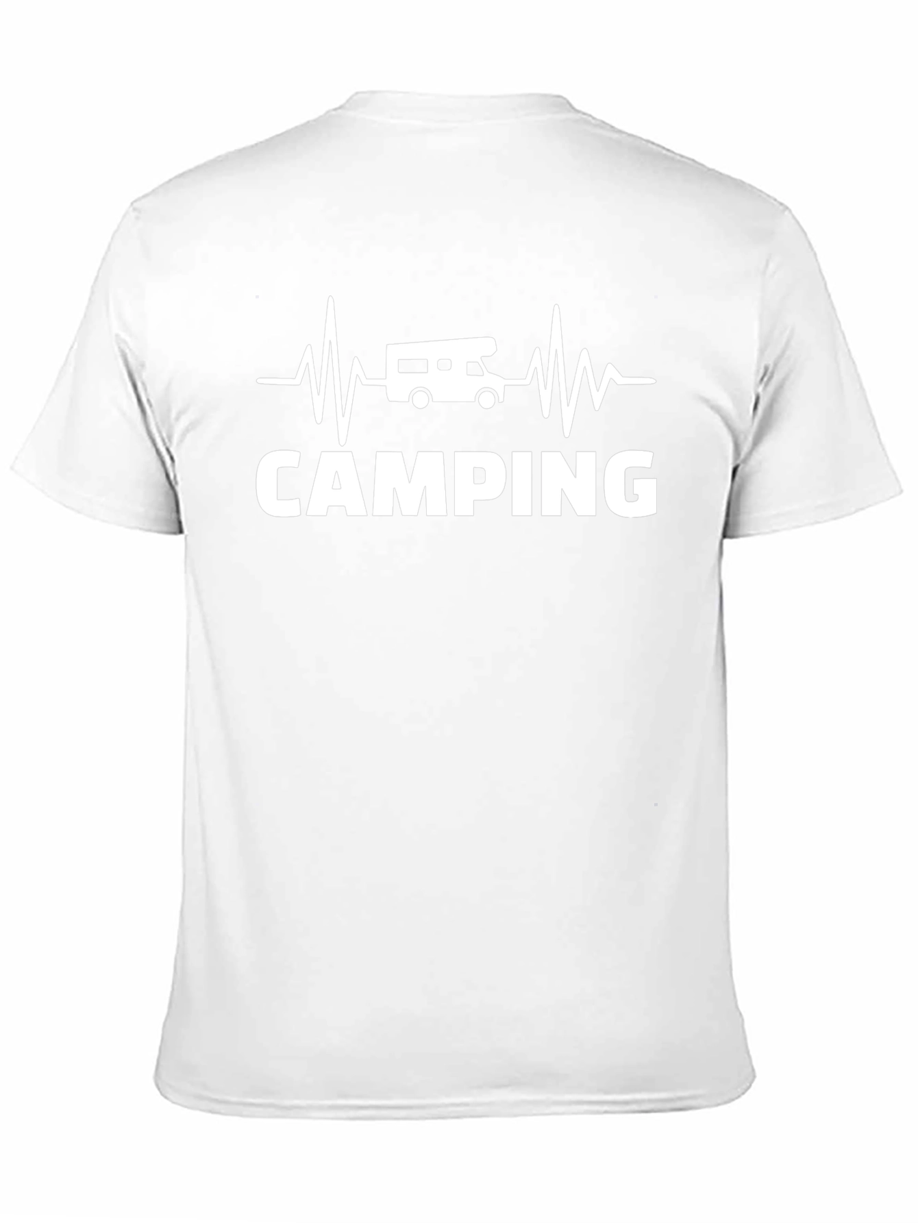 Camping RV Heartbeat T-Shirt - Camper Life Tee