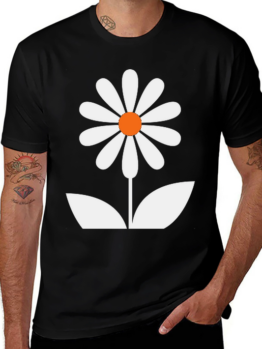 Daisy Graphic T-Shirt - Modern Floral Tee