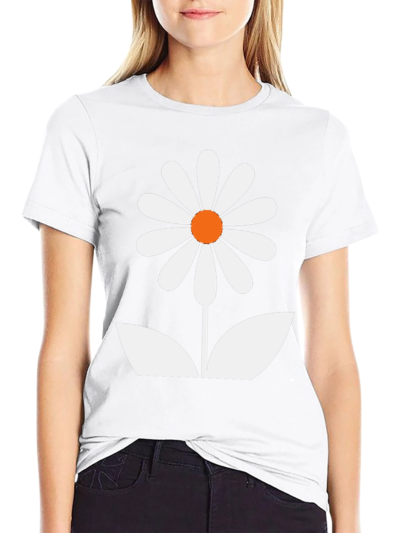 Daisy Graphic T-Shirt - Modern Floral Tee