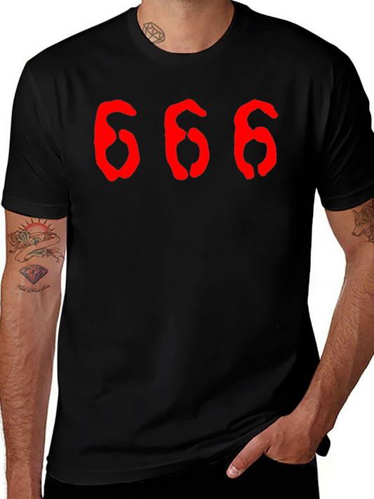 666 Graphic Tee - Soft Cotton T-Shirt