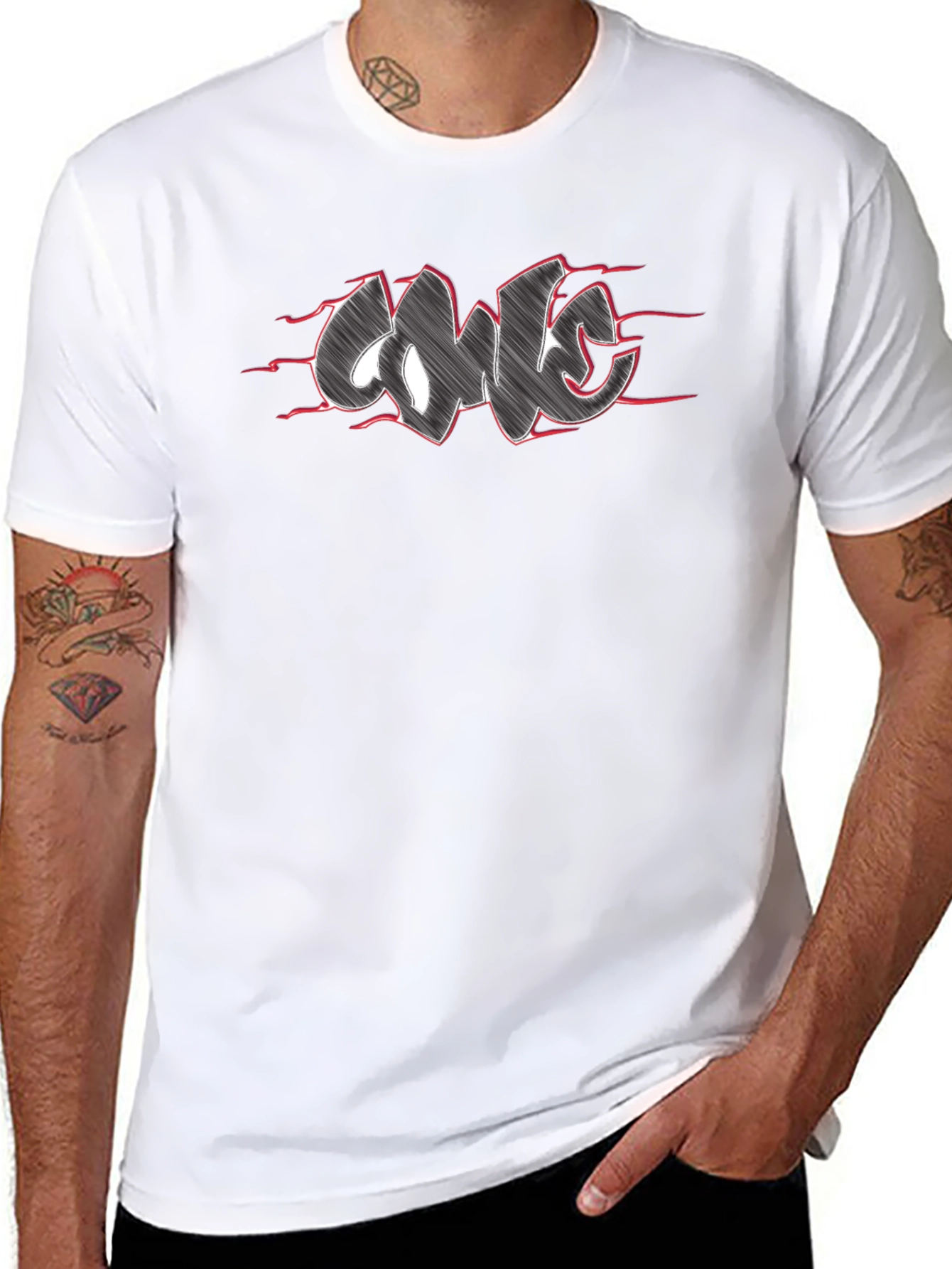 Graffiti Style T-Shirt - Cool Graphic Tee