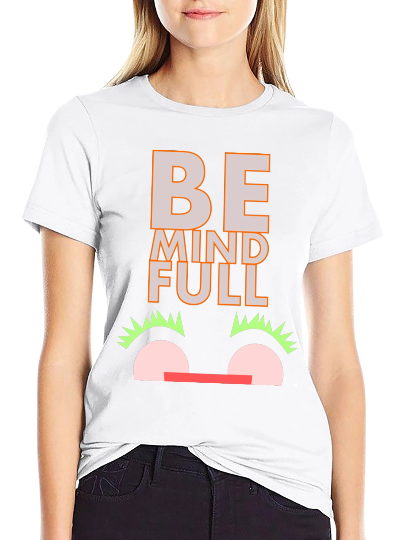 Be Mindful Graphic Tee - Black Casual Shirt
