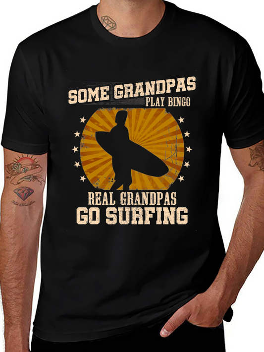 Surfing Grandpas T-Shirt - Play Bingo or Go Surfing!