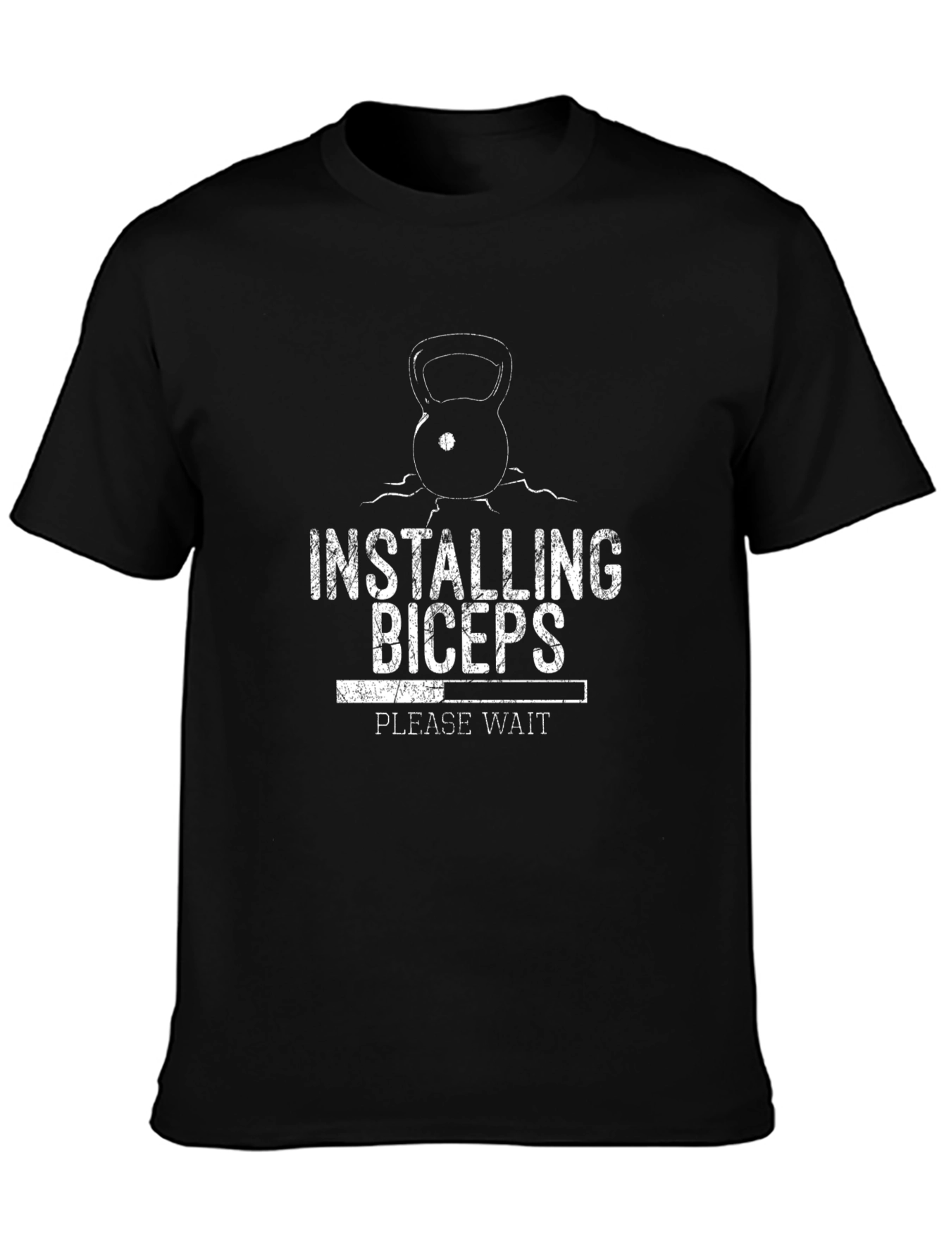 Installing Biceps Graphic Tee - Gym Workout Shirt