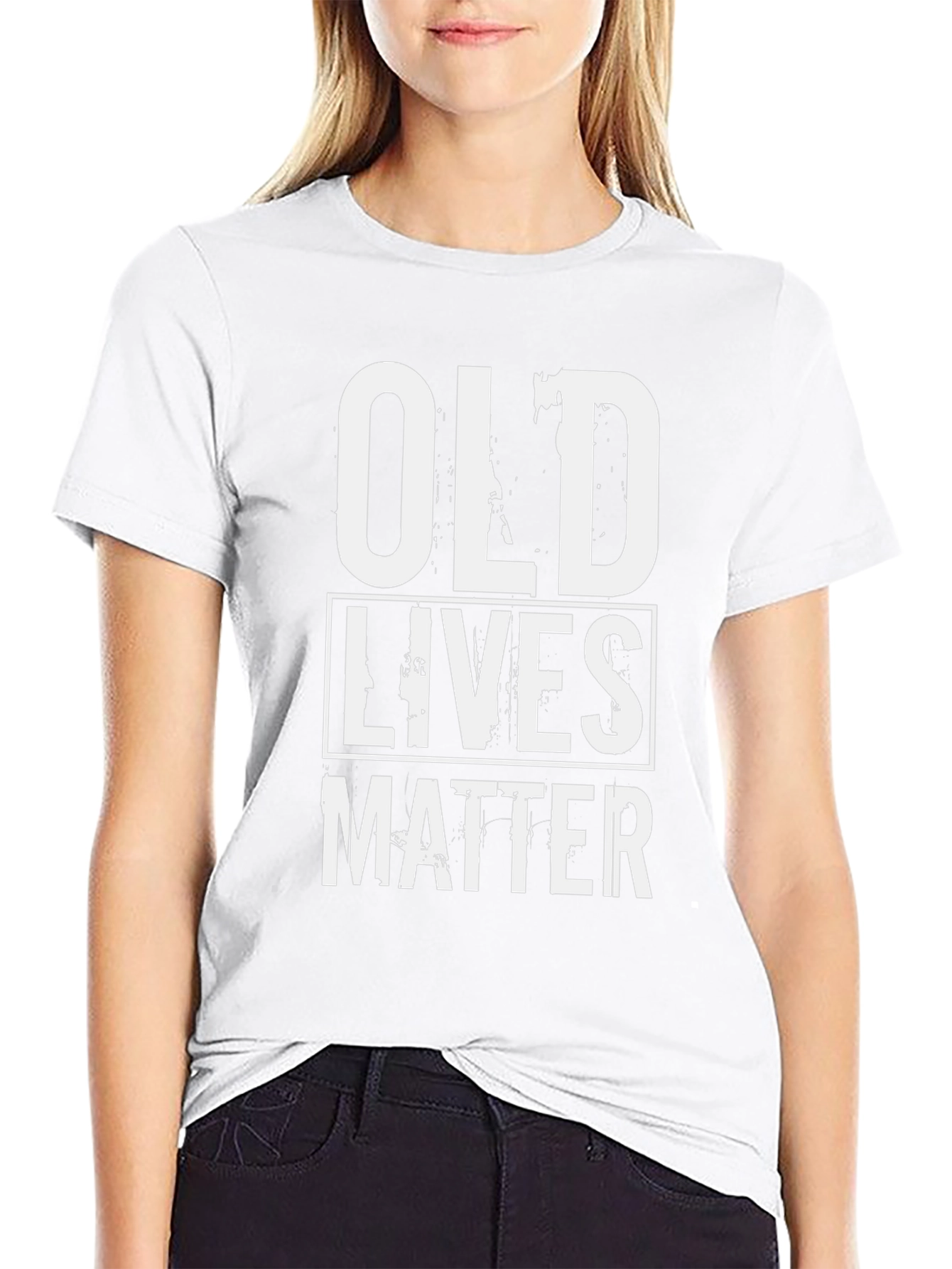 Old Lives Matter Novelty Graphic T-Shirt