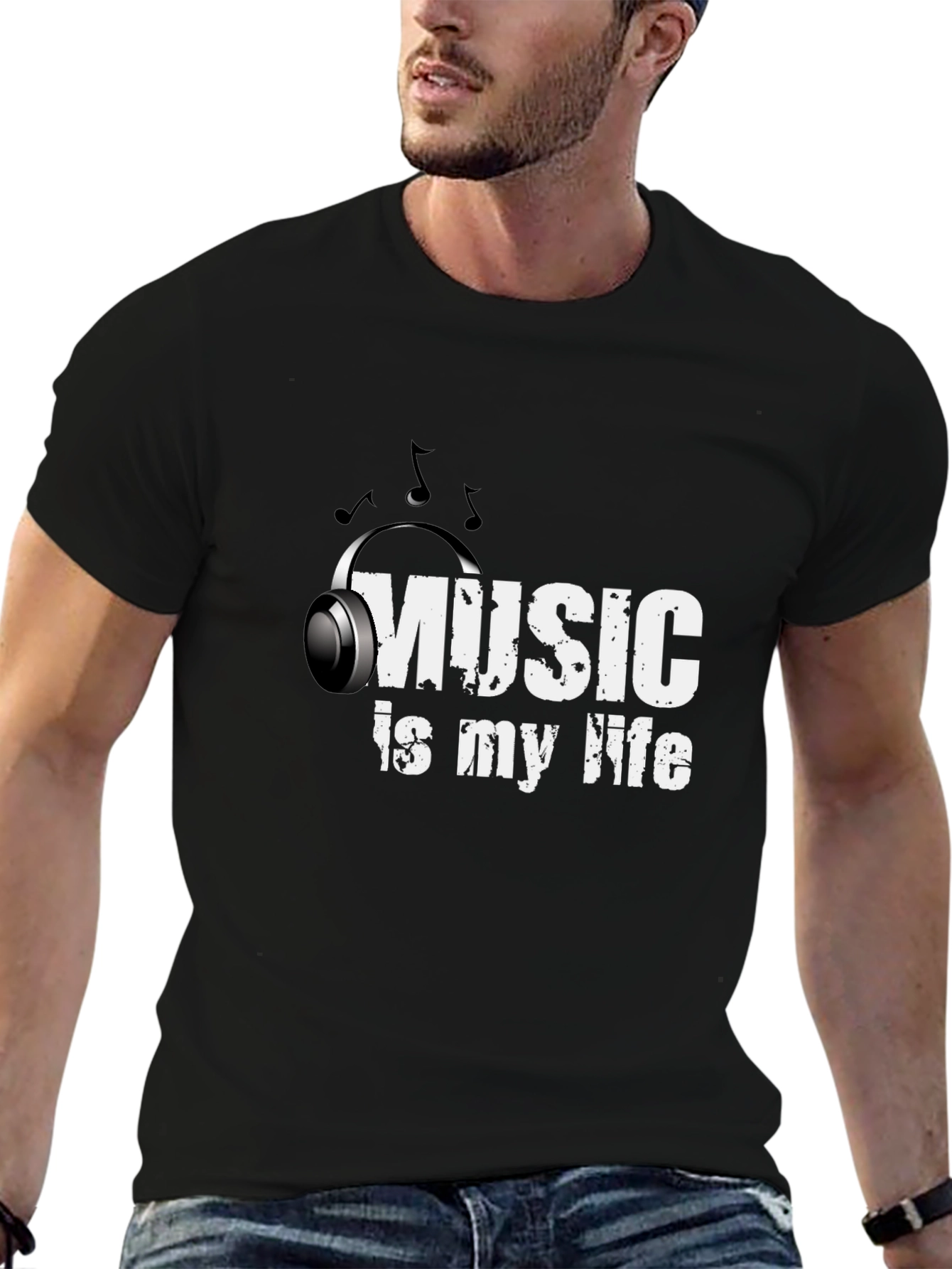 Music is My Life - Mens Graphic Tee