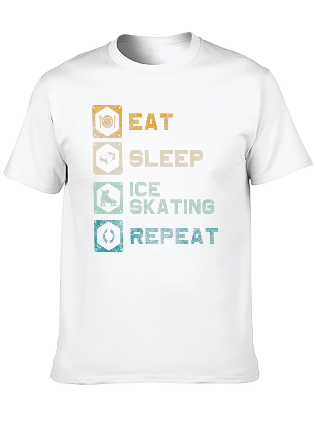 Eat Sleep Ice Skating Repeat T-Shirt