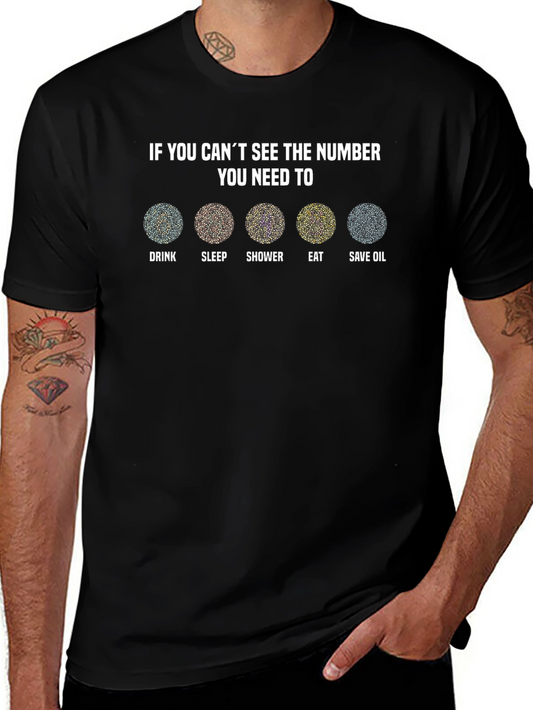 Color Blindness Test Humor T-Shirt