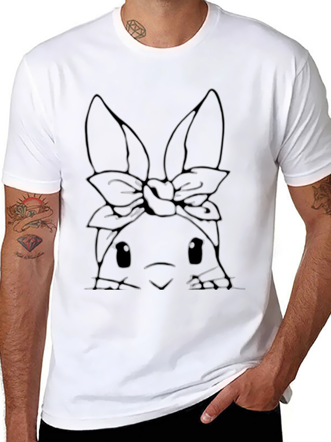 Bunny Graphic Tee - Cute Animal Shirt