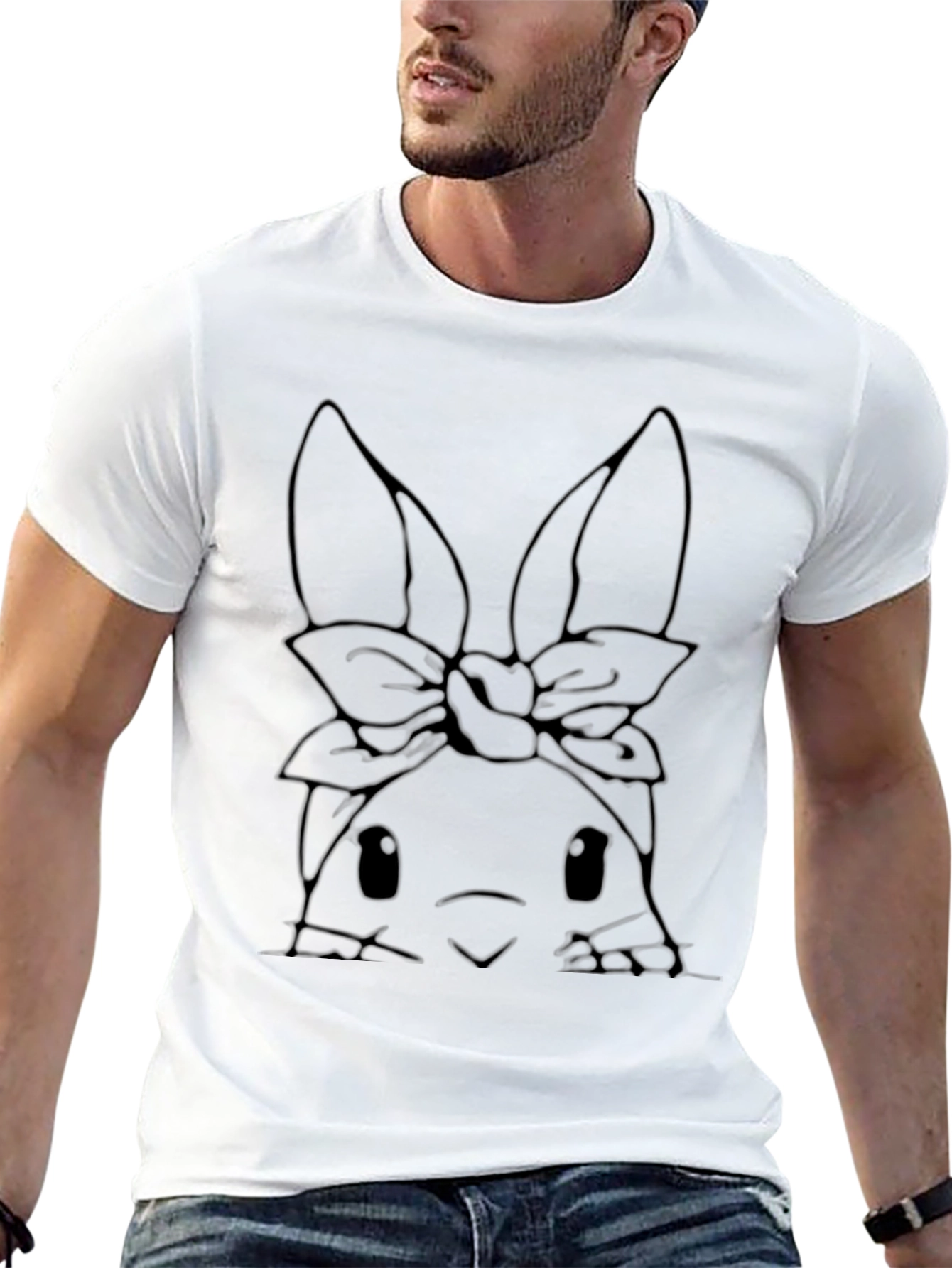 Bunny Graphic Tee - Cute Animal Shirt