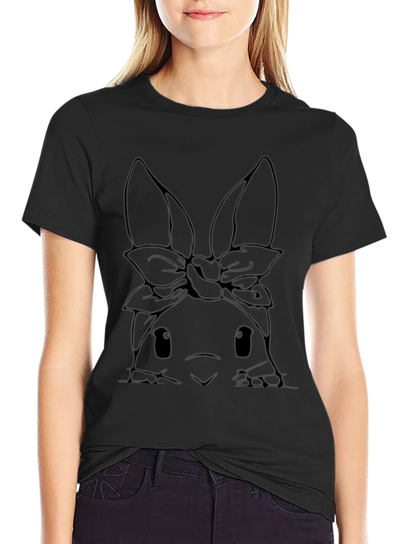 Bunny Graphic Tee - Cute Animal Shirt