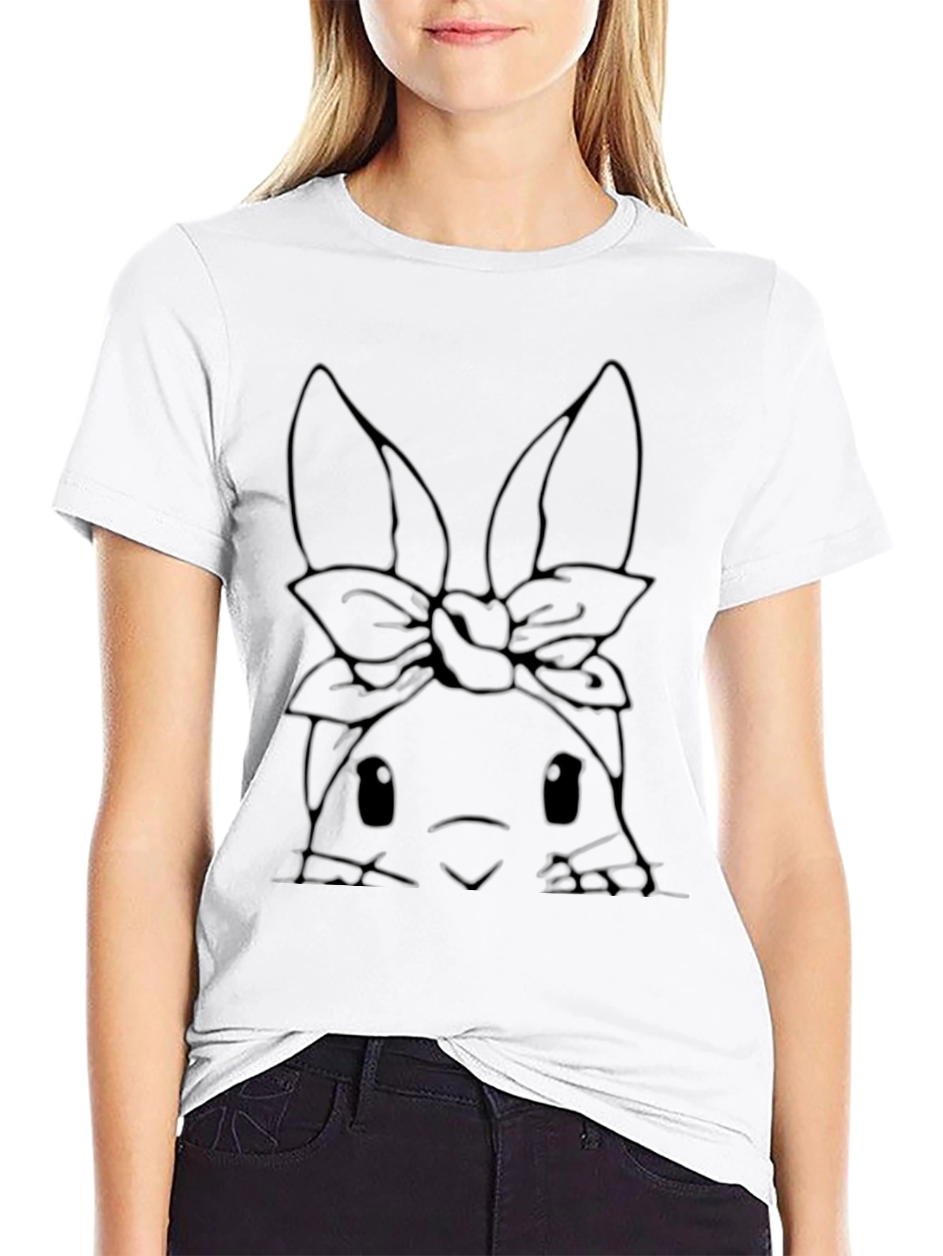 Bunny Graphic Tee - Cute Animal Shirt