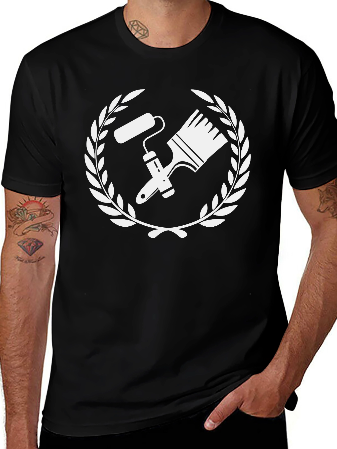 Painters Emblem Black T-Shirt