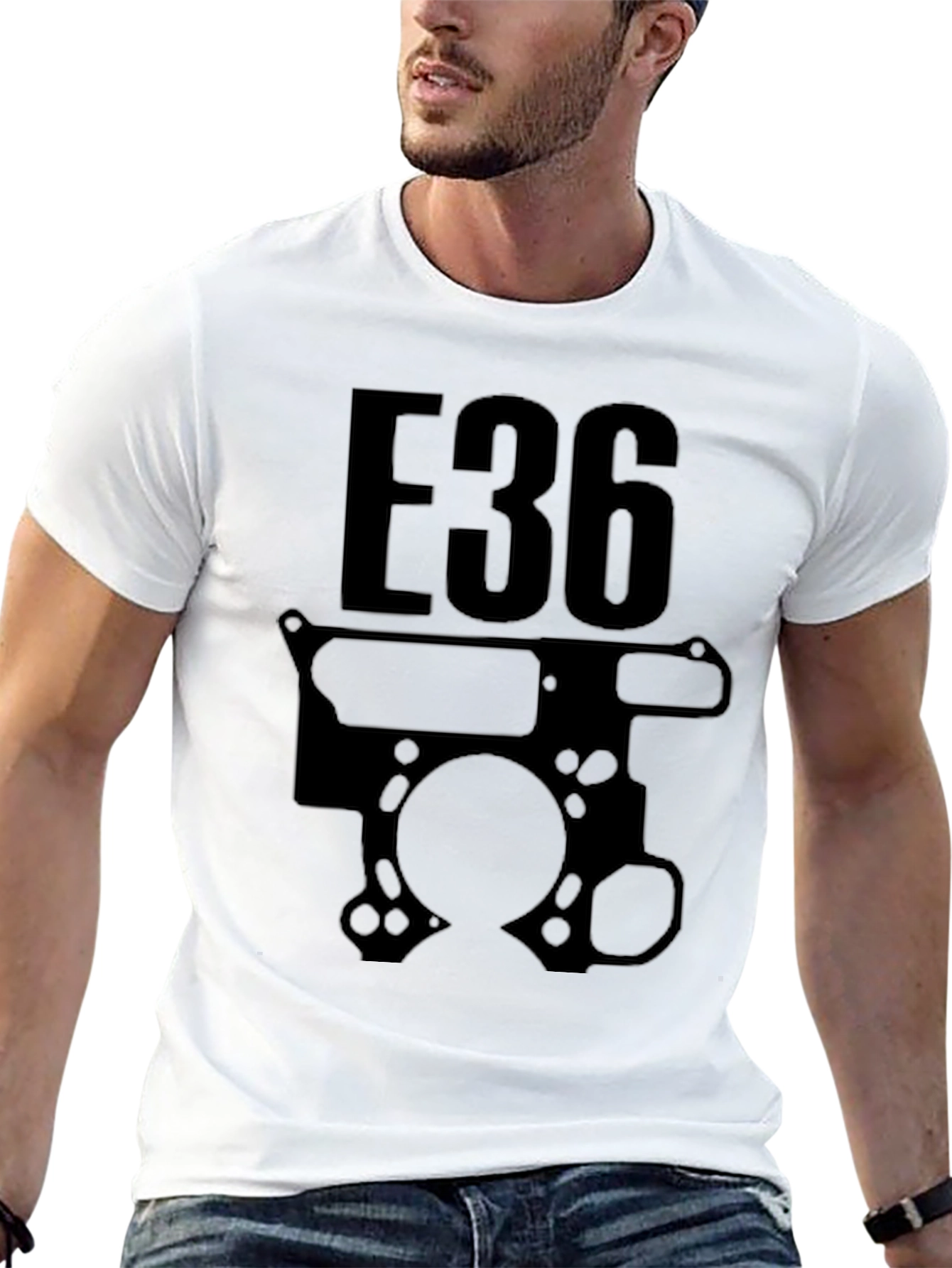 BMW E36 Engine T-Shirt - Automotive Enthusiast Apparel