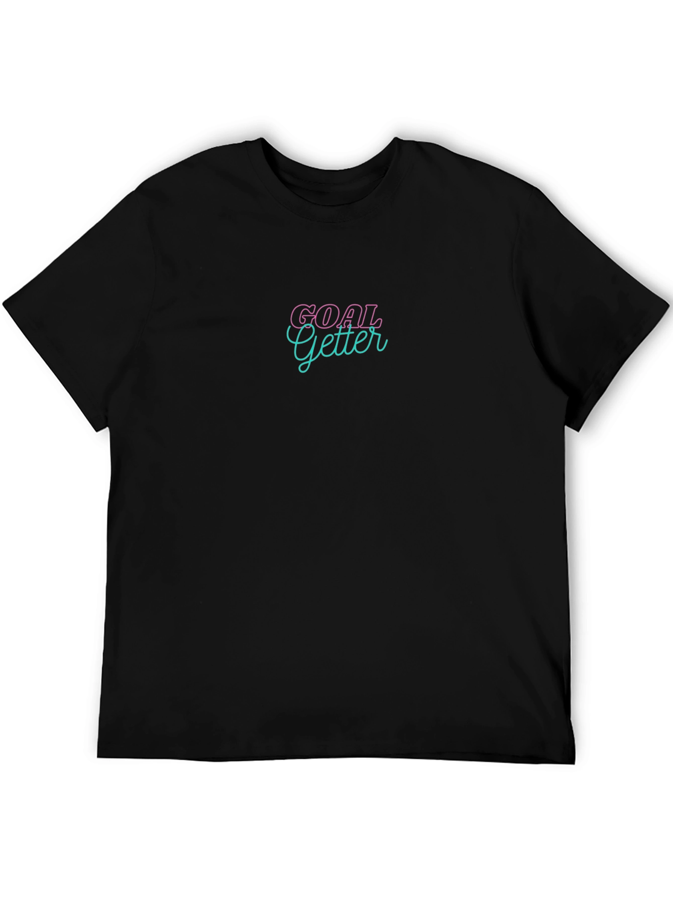 Goal Getter T-Shirt - Black Crew Neck