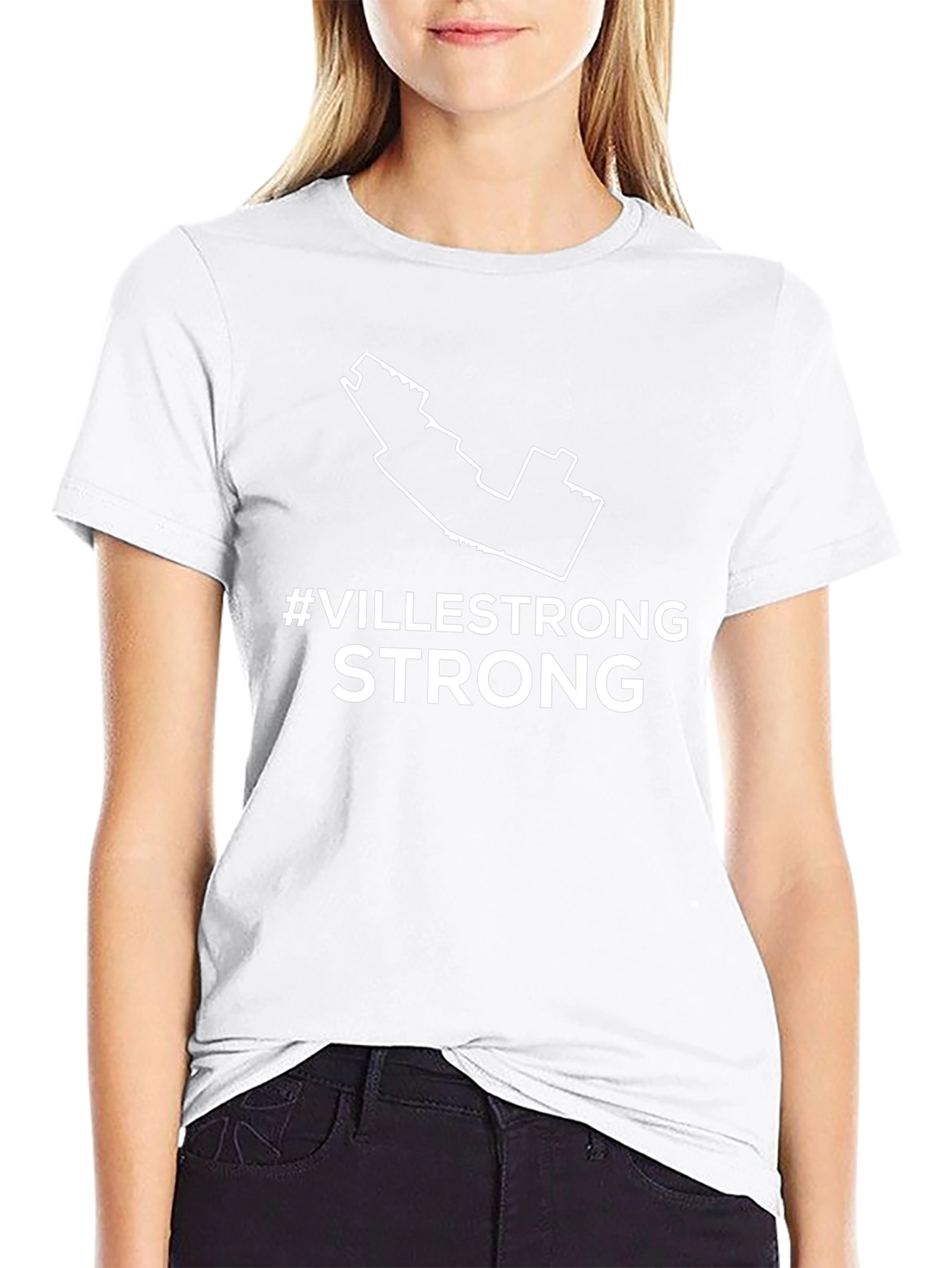 Ville Strong Black Graphic Tee