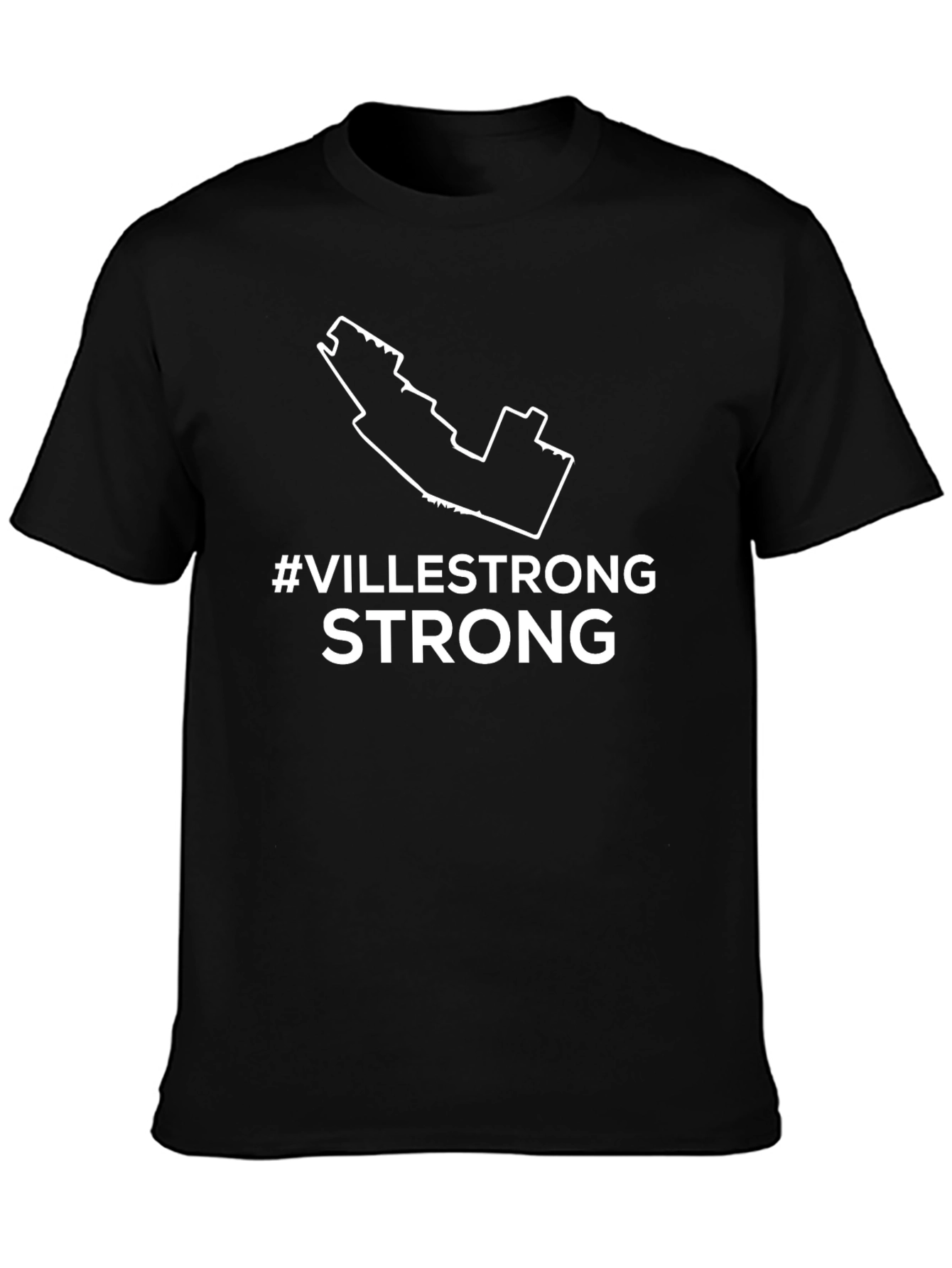 Ville Strong Black Graphic Tee