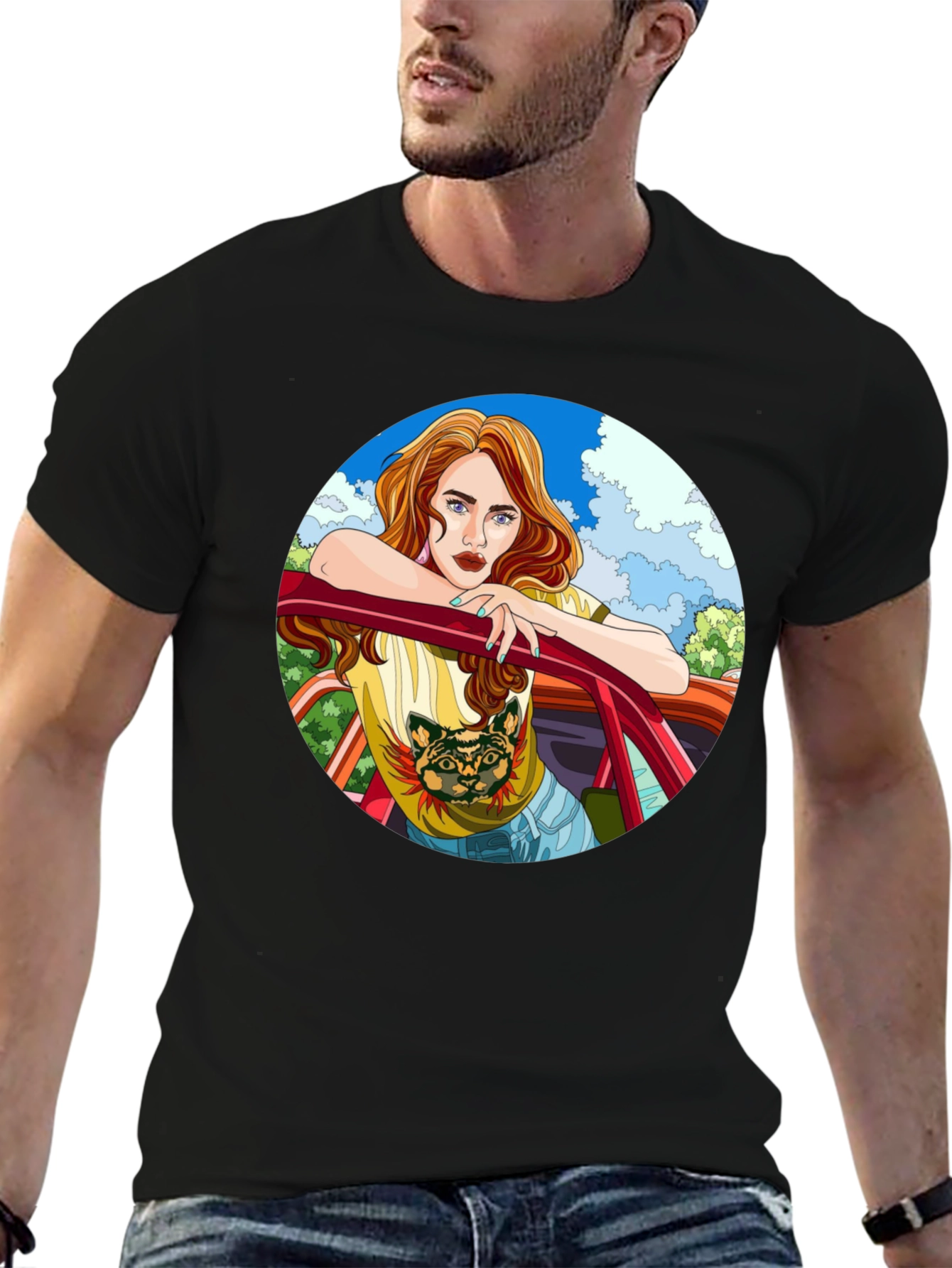 Cartoon Girl T-Shirt: Edgy Stylish & Unique