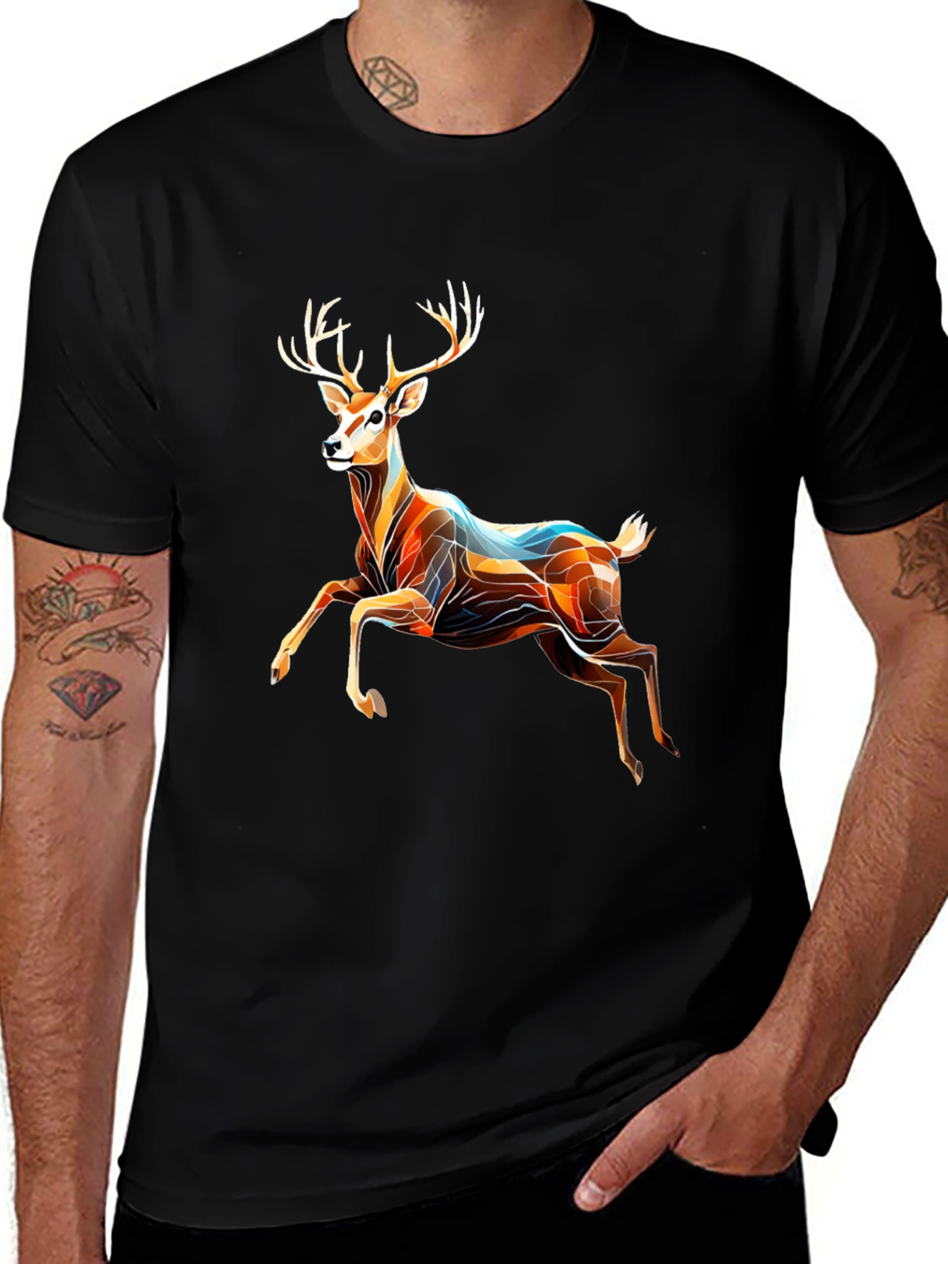 Black Deer Graphic Tee