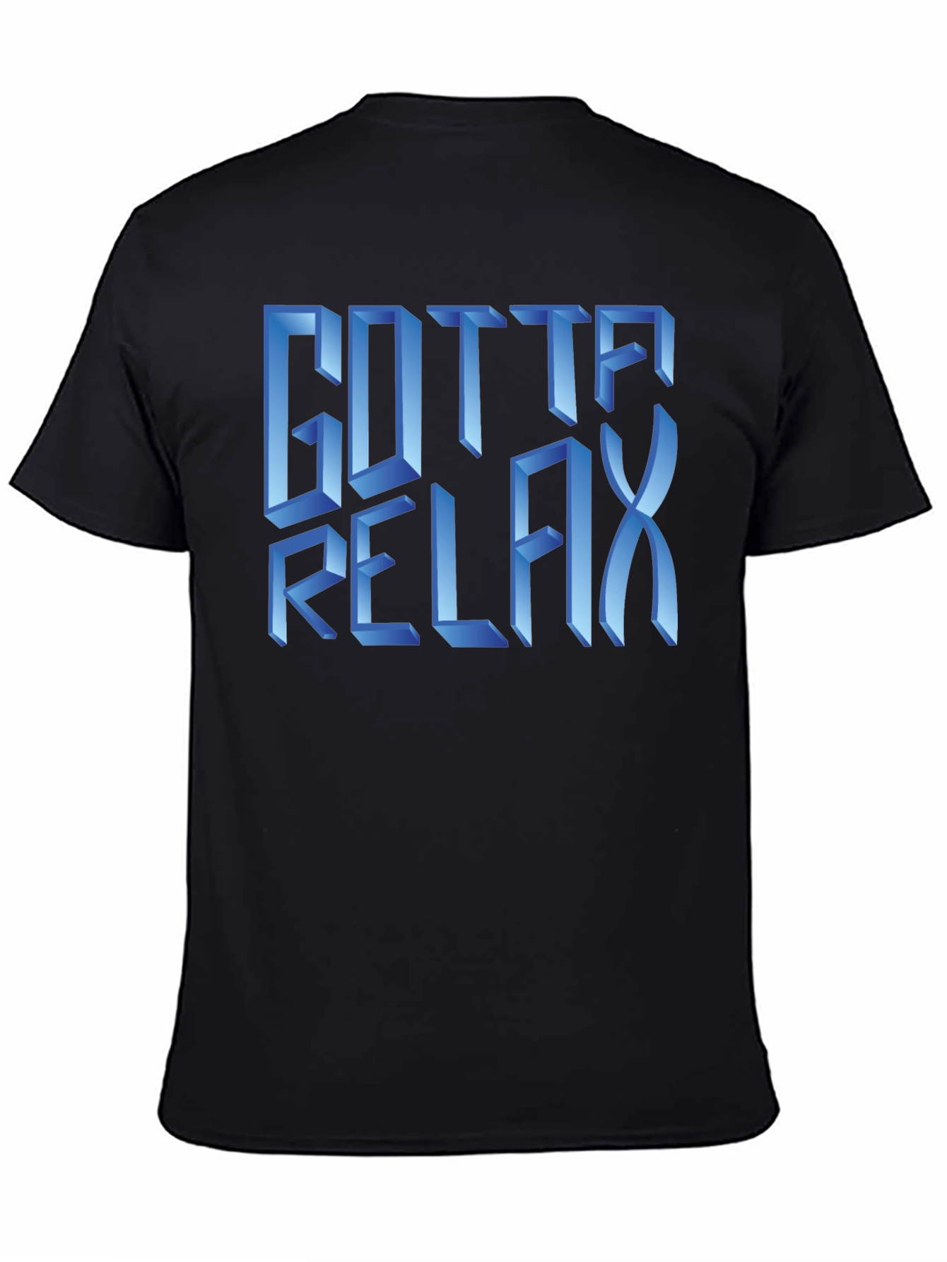 Gotta Relax Graphic T-Shirt - Black