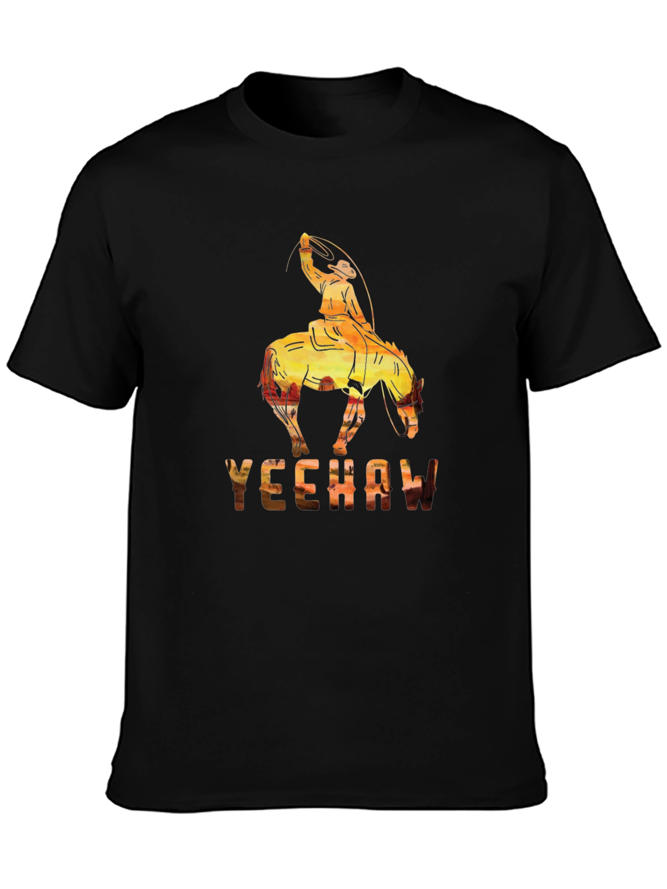Yeehaw Cowboy Graphic T-Shirt