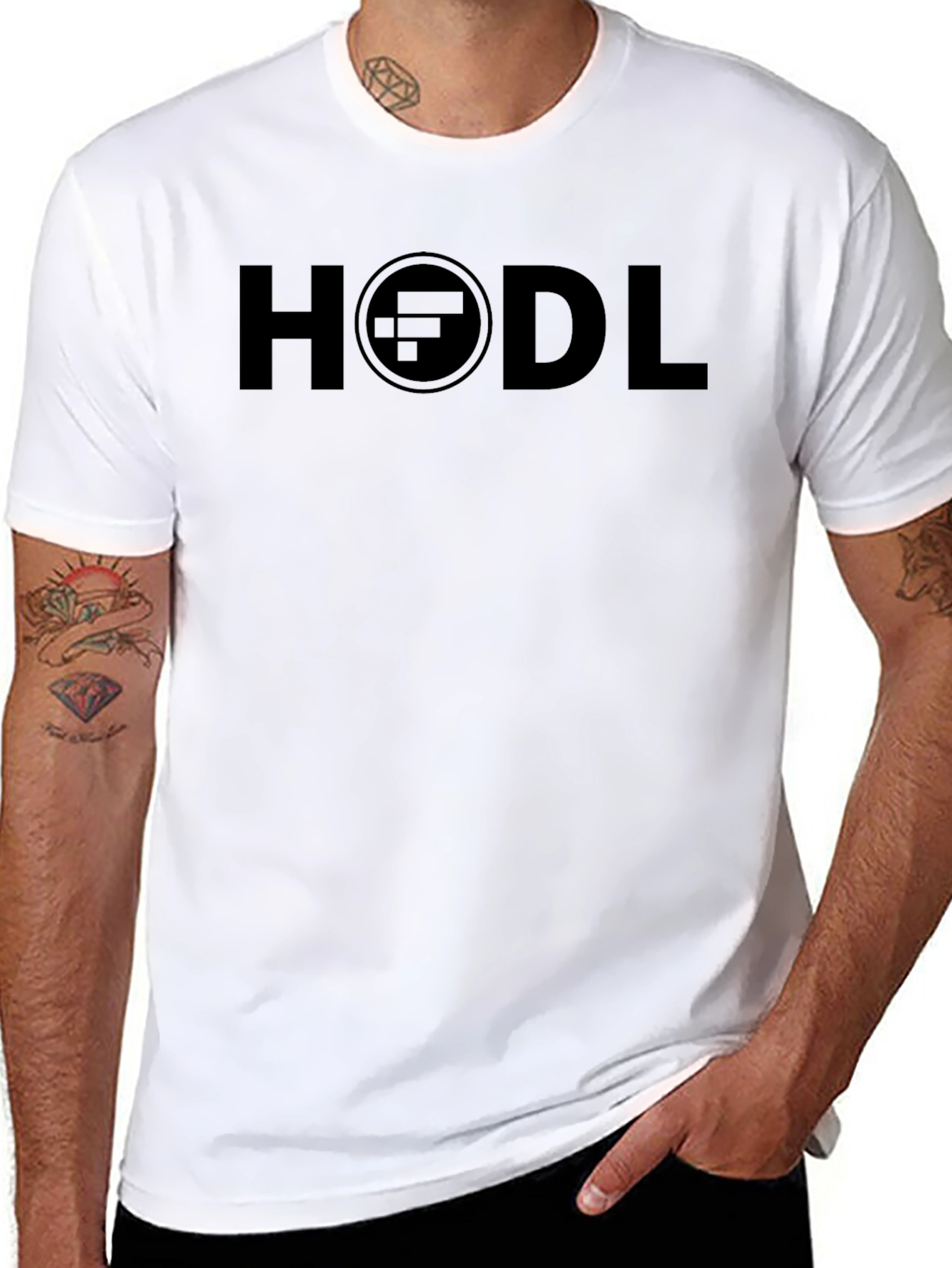 HODL Crypto T-Shirt - Black Bitcoin Investor Tee