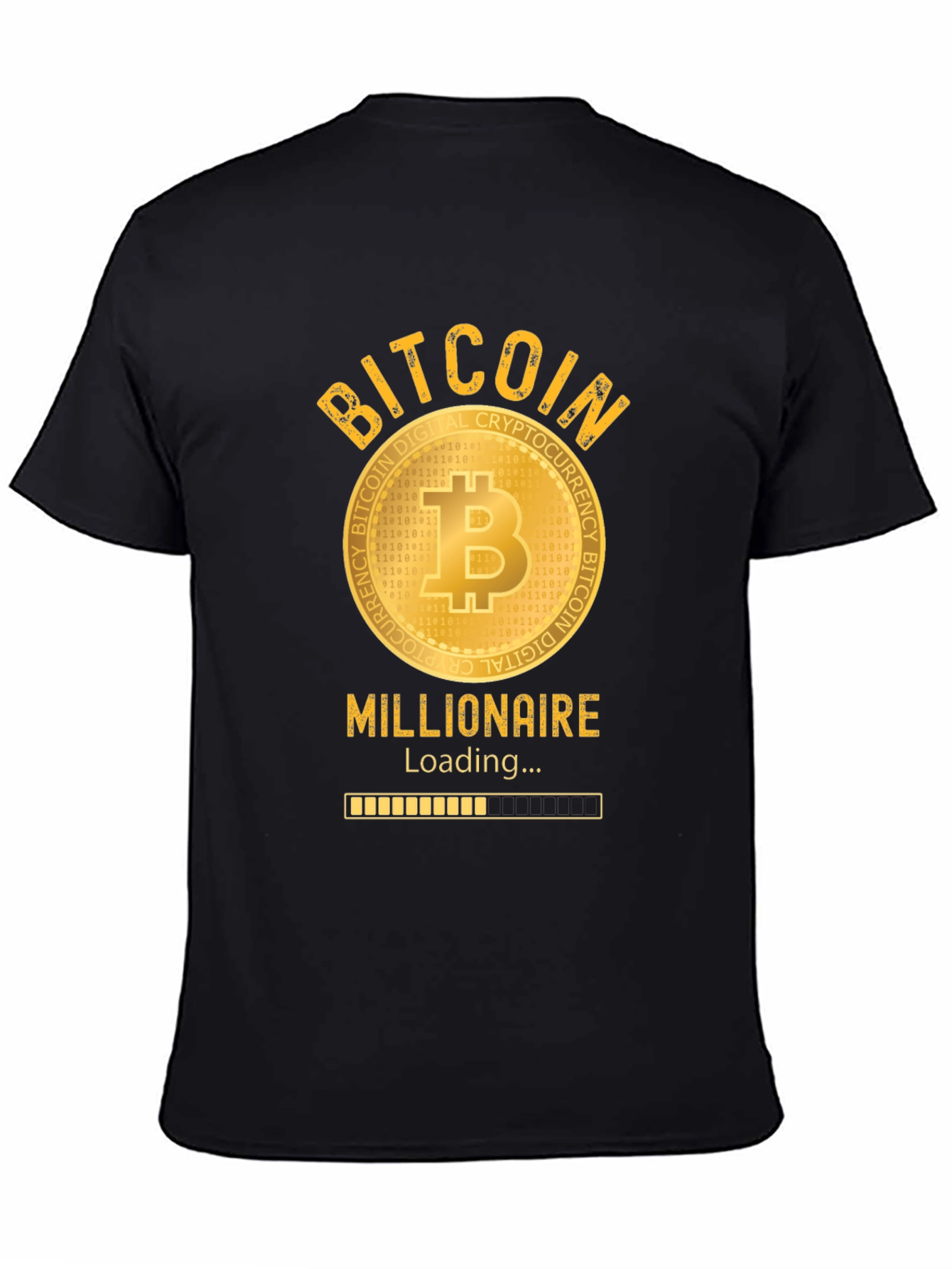 Bitcoin Millionaire Loading T-Shirt - Crypto Investor Tee