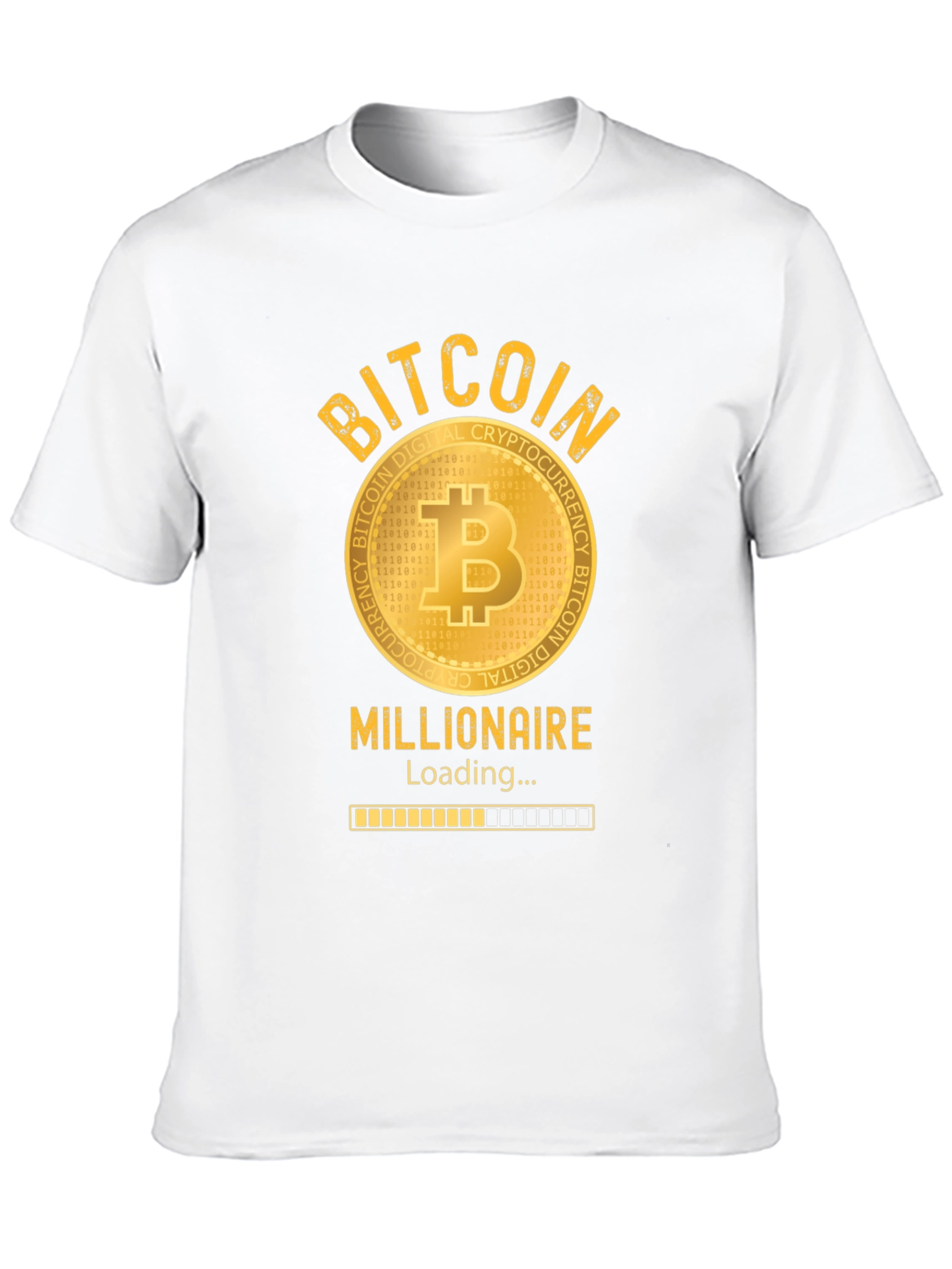 Bitcoin Millionaire Loading T-Shirt - Crypto Investor Tee