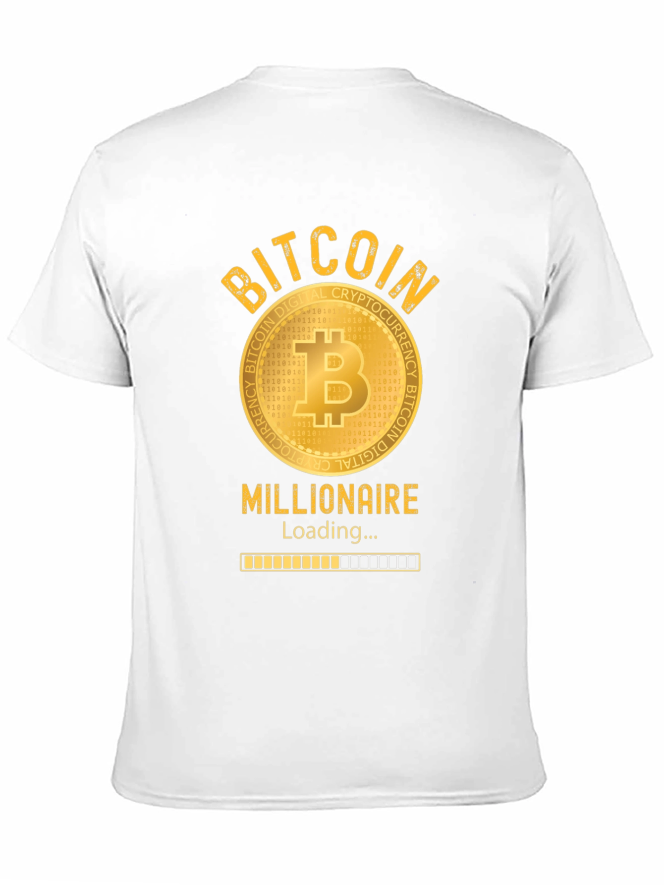 Bitcoin Millionaire Loading T-Shirt - Crypto Investor Tee