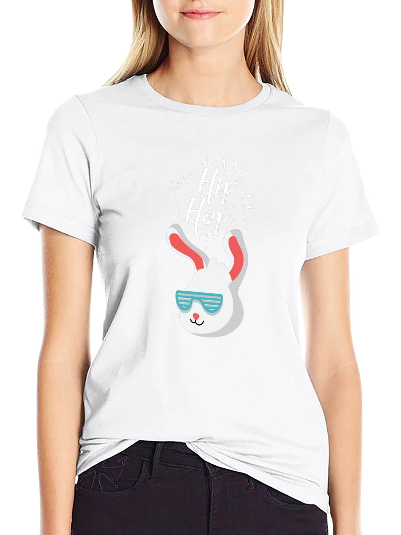 Hip Hop Easter Bunny T-Shirt - Cool Rabbit Tee