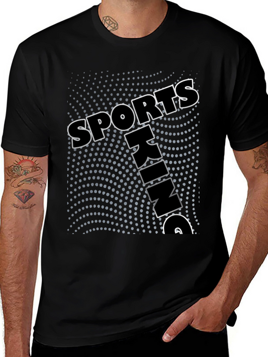 Mens Sports King Graphic Print T-Shirt