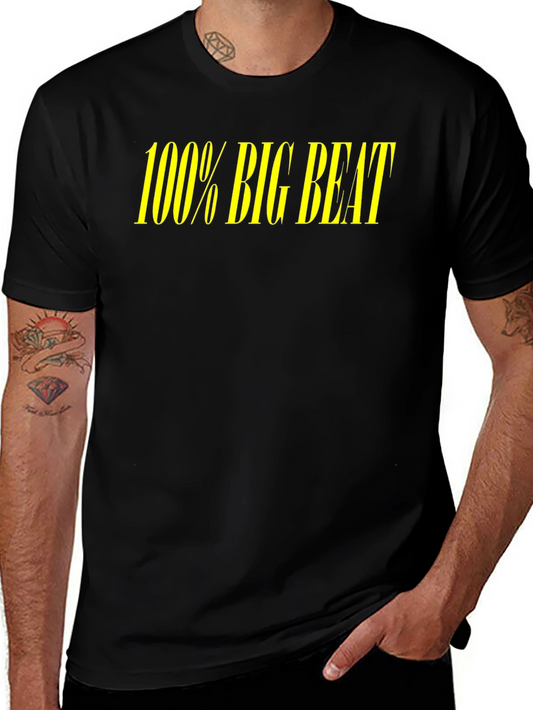 100% Big Beat Black T-Shirt